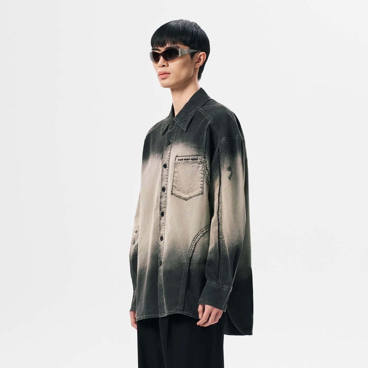 【残り一点】Denim Deconstruction Washed Shirt