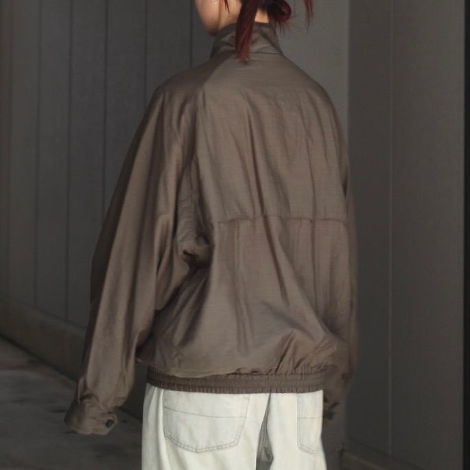 【残り一点】Wool Nylon Reversible Harrington Jacket