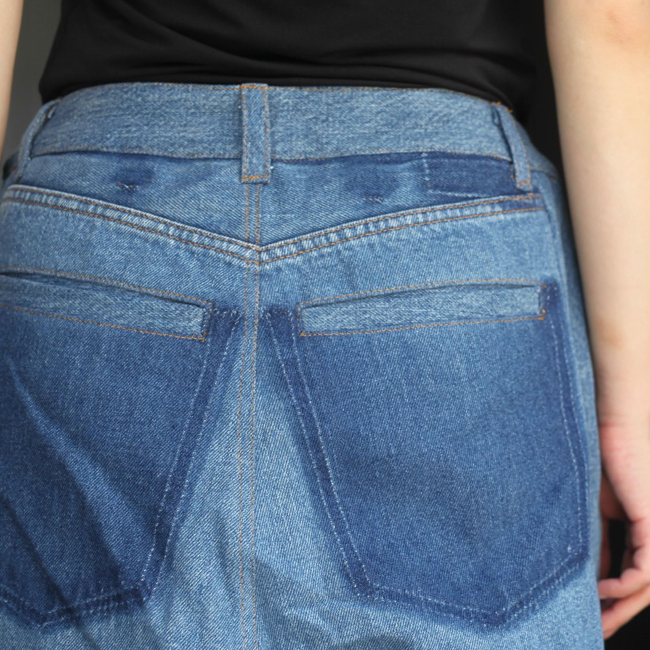 【残り一点】Reconstructed Super Baggy Slacks Denim_1(S)