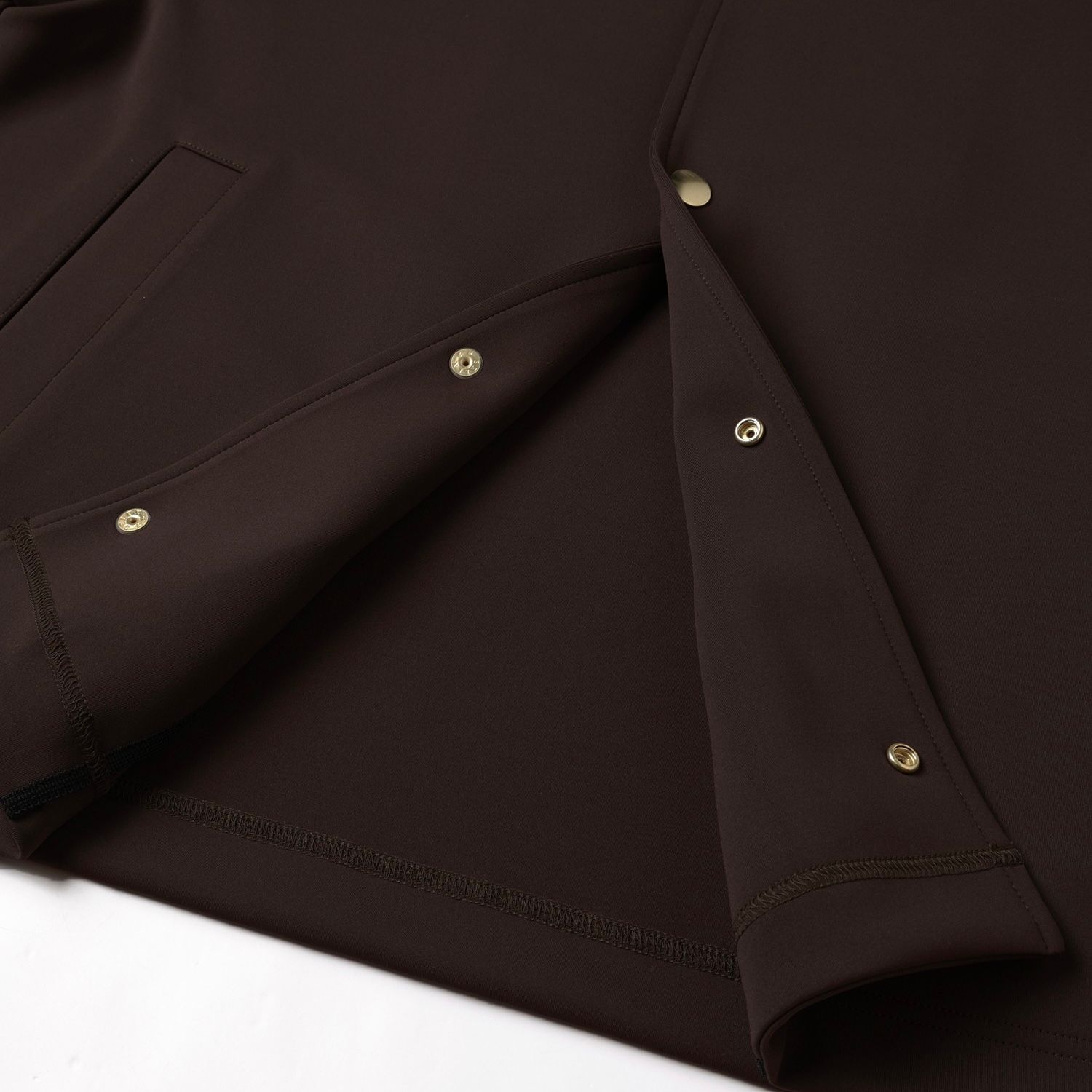 【残り一点】Double Cloth Collarless Dot Button Jacket