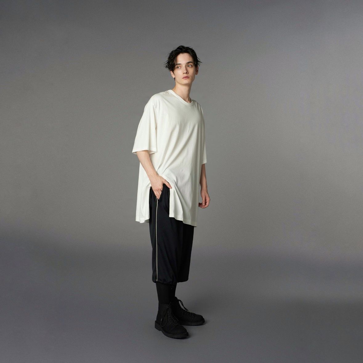 【残り一点】スリット半袖ジャンボTシャツ