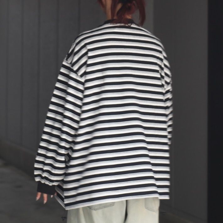 【残り一点】Balloon Stripes Long Sleeve T-shirt