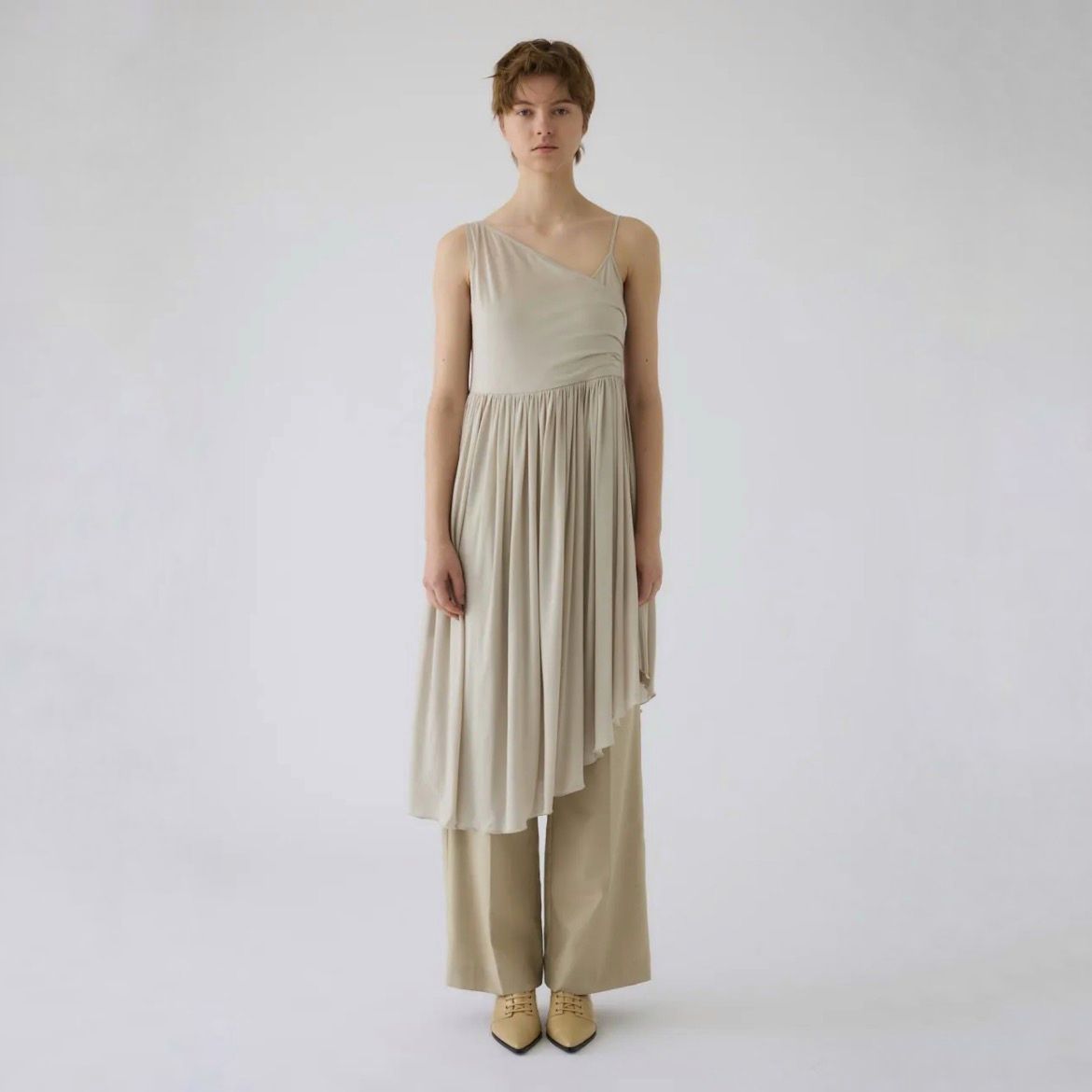 【残り一点】Drape Thin Gather Cami