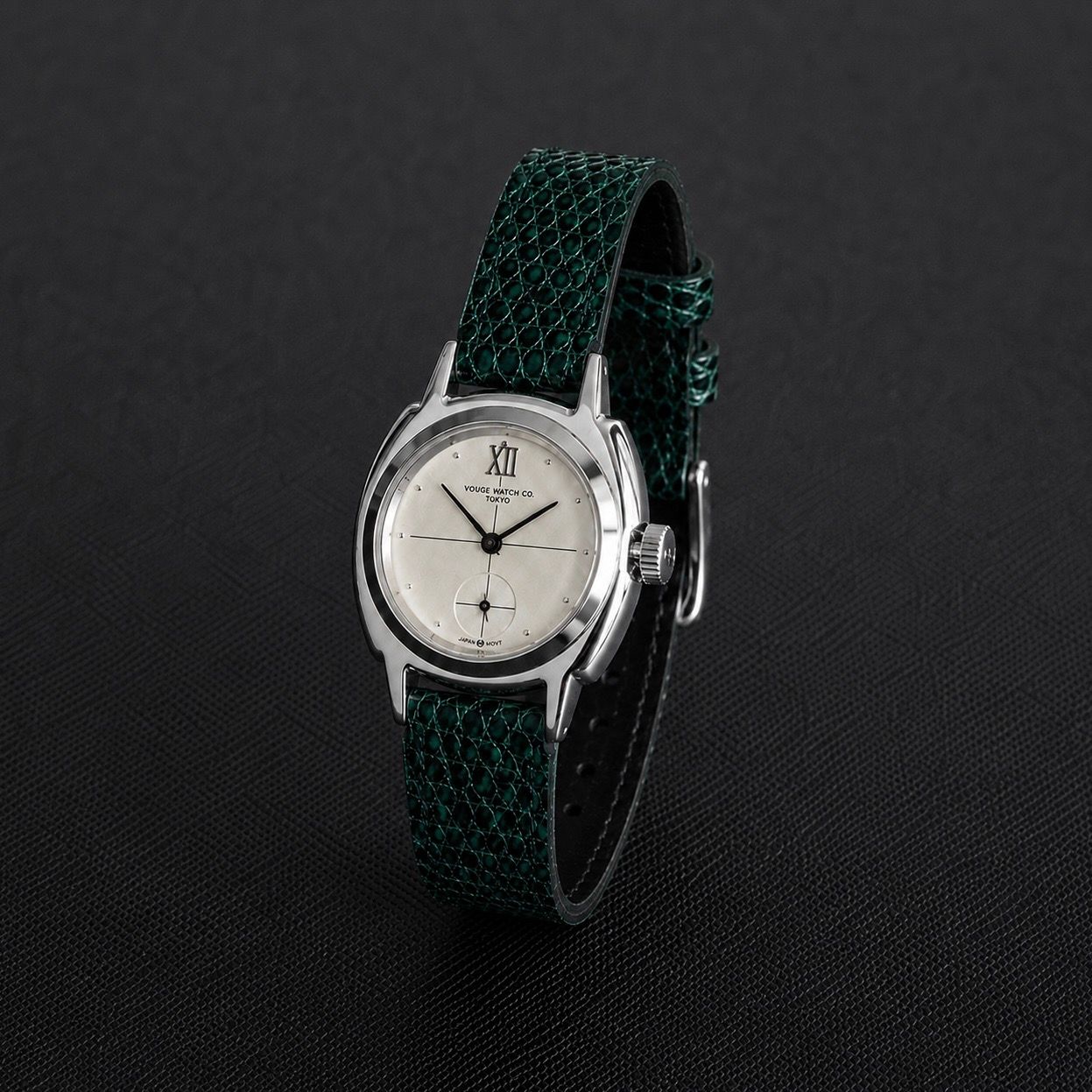 【お取り寄せ注文可能】Coussin Sophie Dress Lizard(WOMEN/SILVER×GREEN)