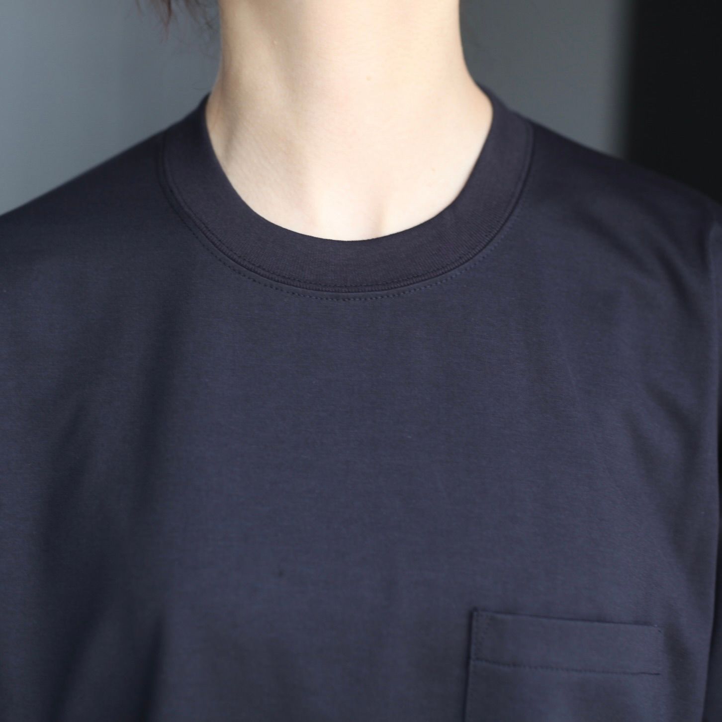 【残りわずか】Oversized Long Sleeve Pocket Tee