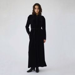 【残り一点】Velour Shirt Dress