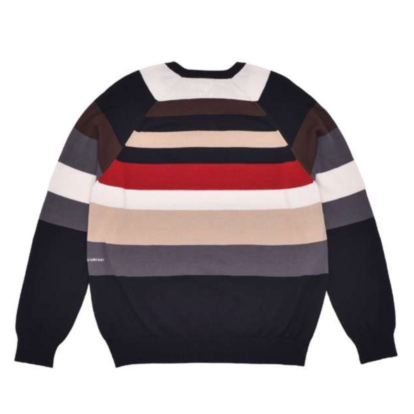 【残り一点】Striped Crewneck Knit