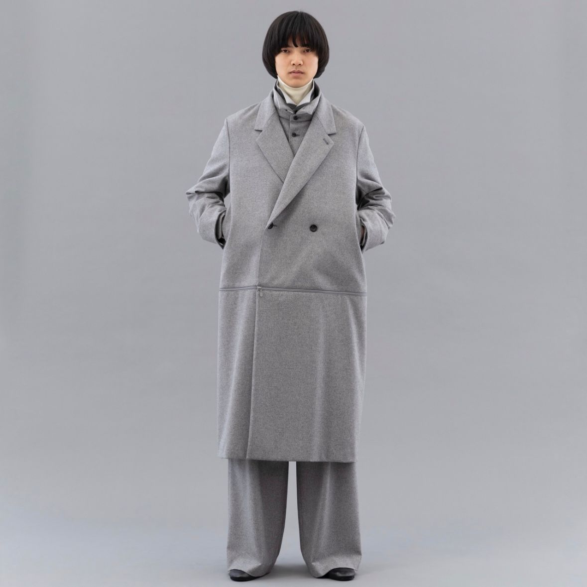 ETHOSENS - 【残り一点】Flannel 3way Coat | ACRMTSM ONLINE STORE