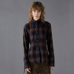 【残り一点】Multi Check Body Pierce Shirt