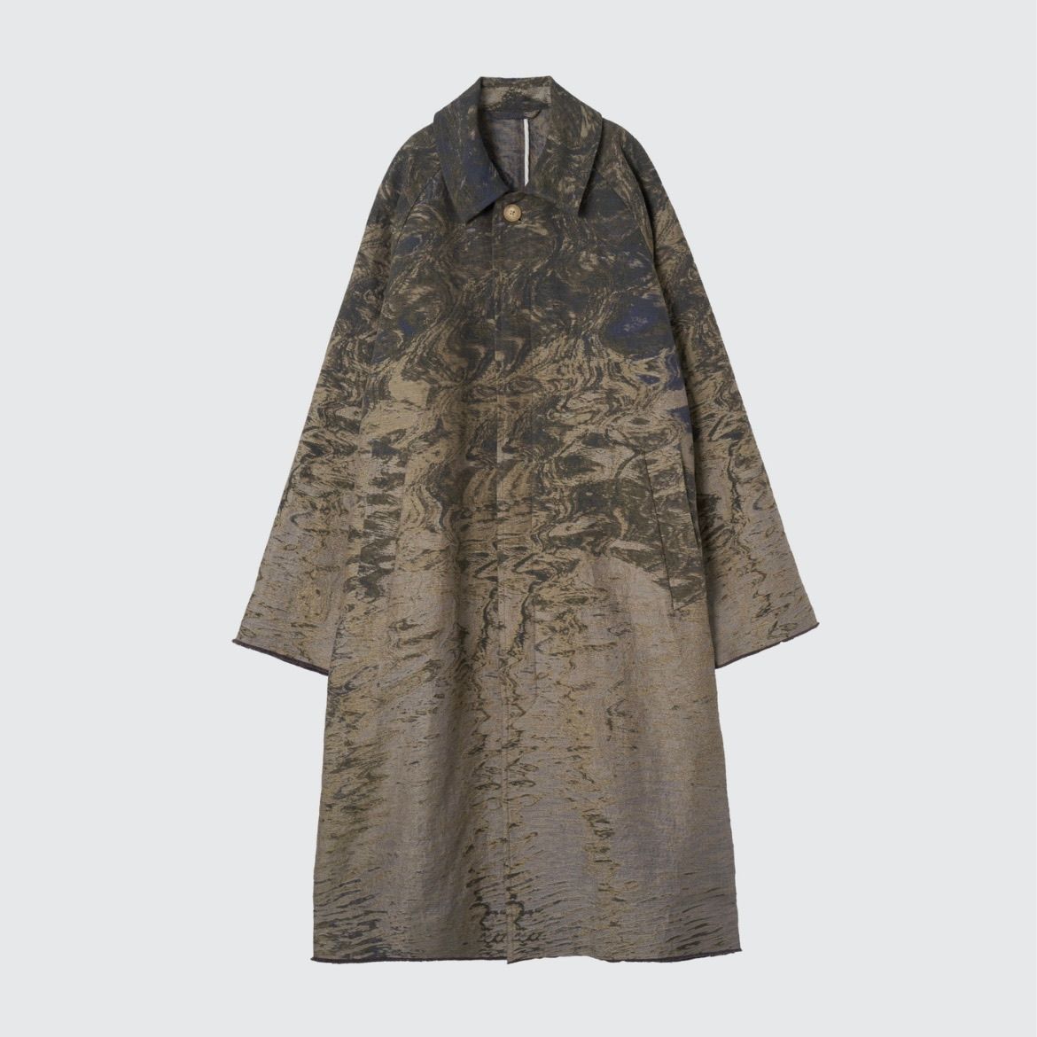 YOKE - 【残り一点】Photo Jacquard Balmacaan Coat | ACRMTSM