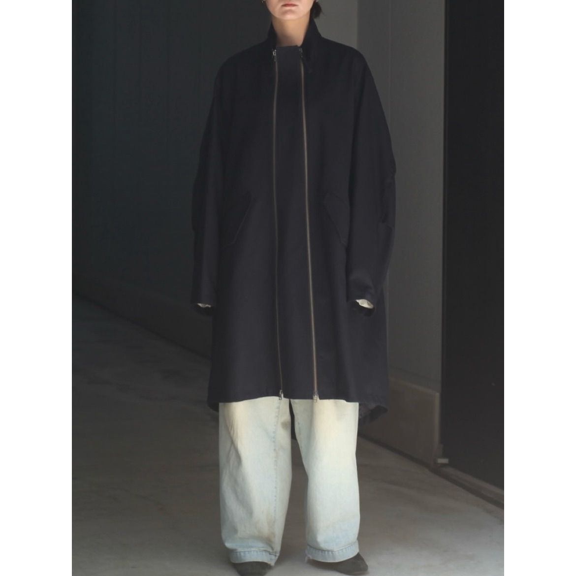 【残り一点】W Zip Fish Tail Field Coat