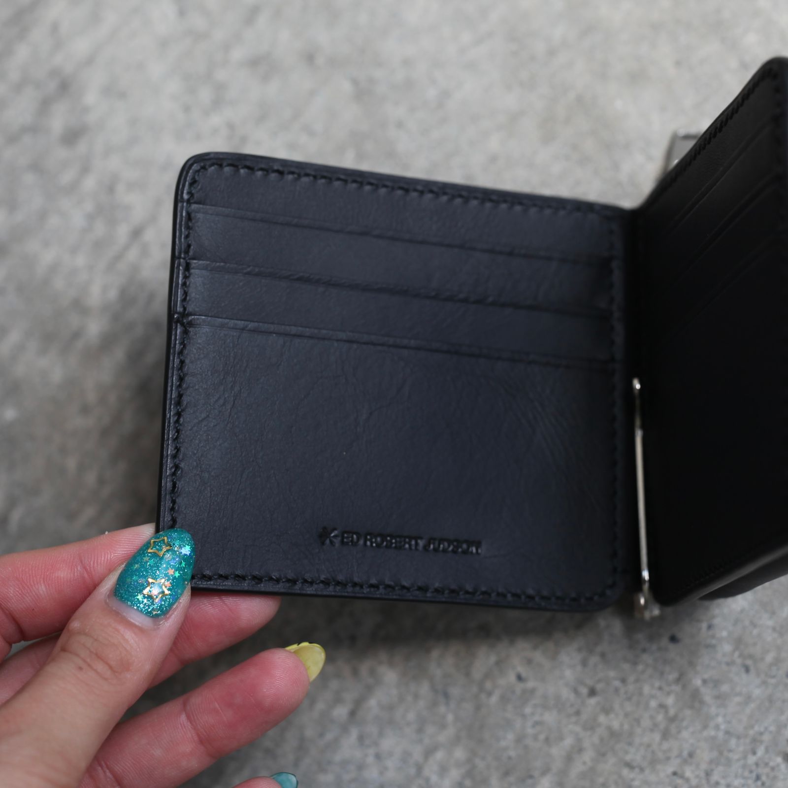 【残り一点】Molded Money Clip Wallet(HINGE_COW)