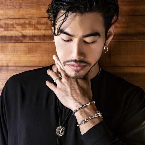 【お取り寄せ注文可能】Crockery Bamboo Earring_L(SILVER)