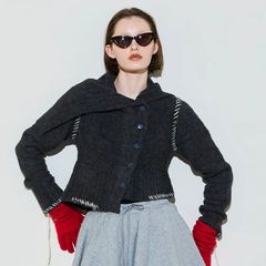 【残り一点】Asymmetry Knit Cardigan