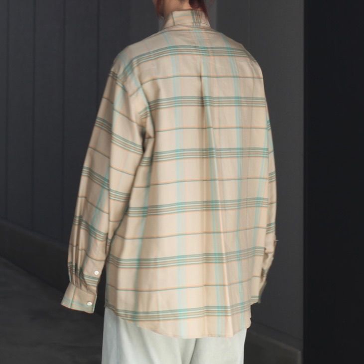 【残り一点】Plaid Regular Collar Shirt