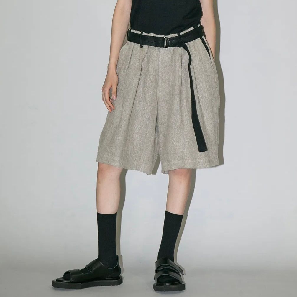 【残り一点】セミウェットリネンショートパンツ