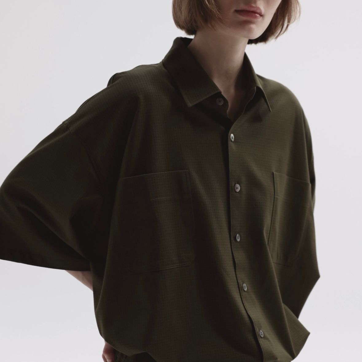 【残り一点】36G Check Balise SS Shirt