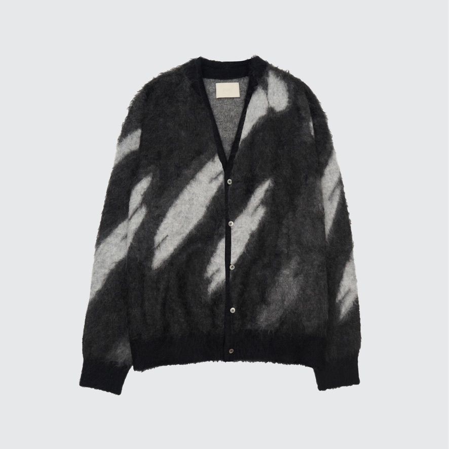 【残り一点】Kid Mohair Jacquard Cardigan
