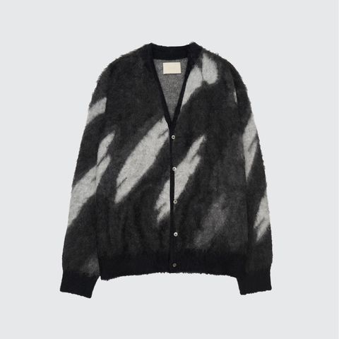 【残り一点】Kid Mohair Jacquard Cardigan