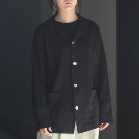 ヨーコチャン YOKO CHAN Vネック バックティアード ノースリーブ 