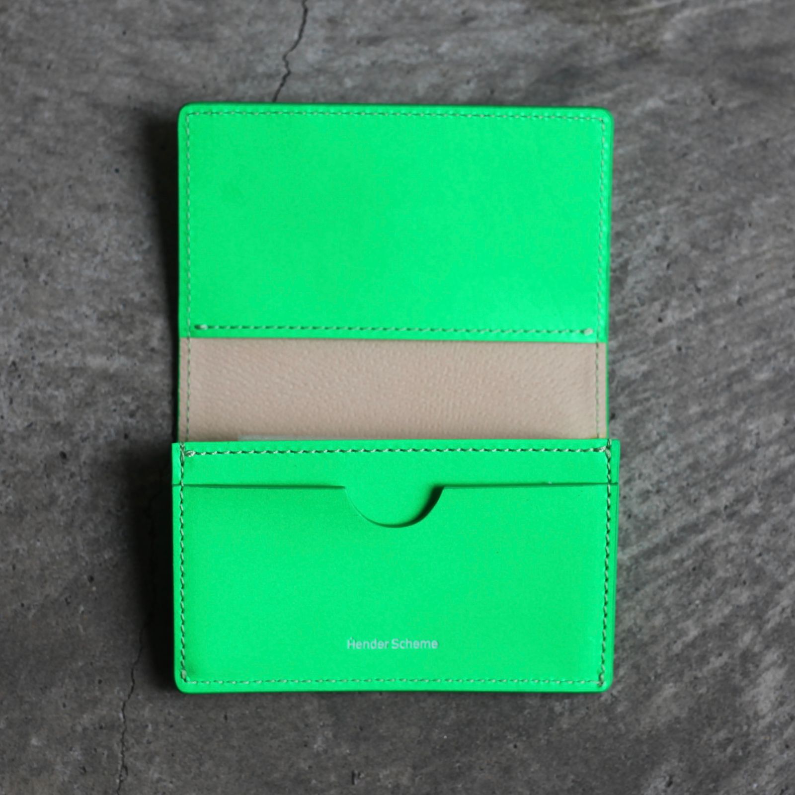 【残り一点】Highlight Folded Card Case(GREEN)