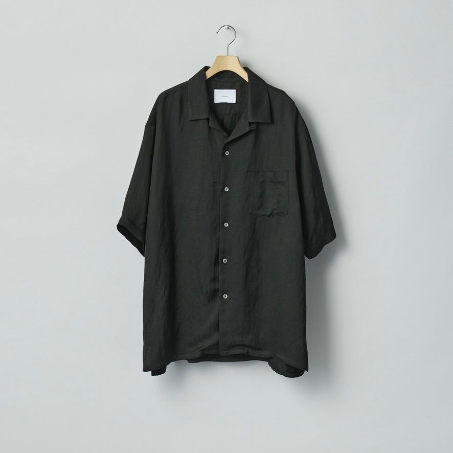 【残りわずか】VIS/LI Bright Twill Open Collar S/S Shirt