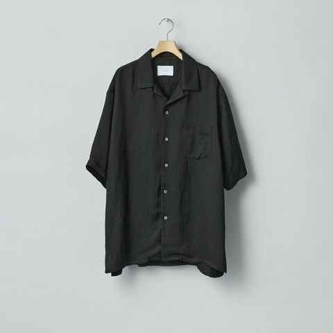 【残りわずか】VIS/LI Bright Twill Open Collar S/S Shirt