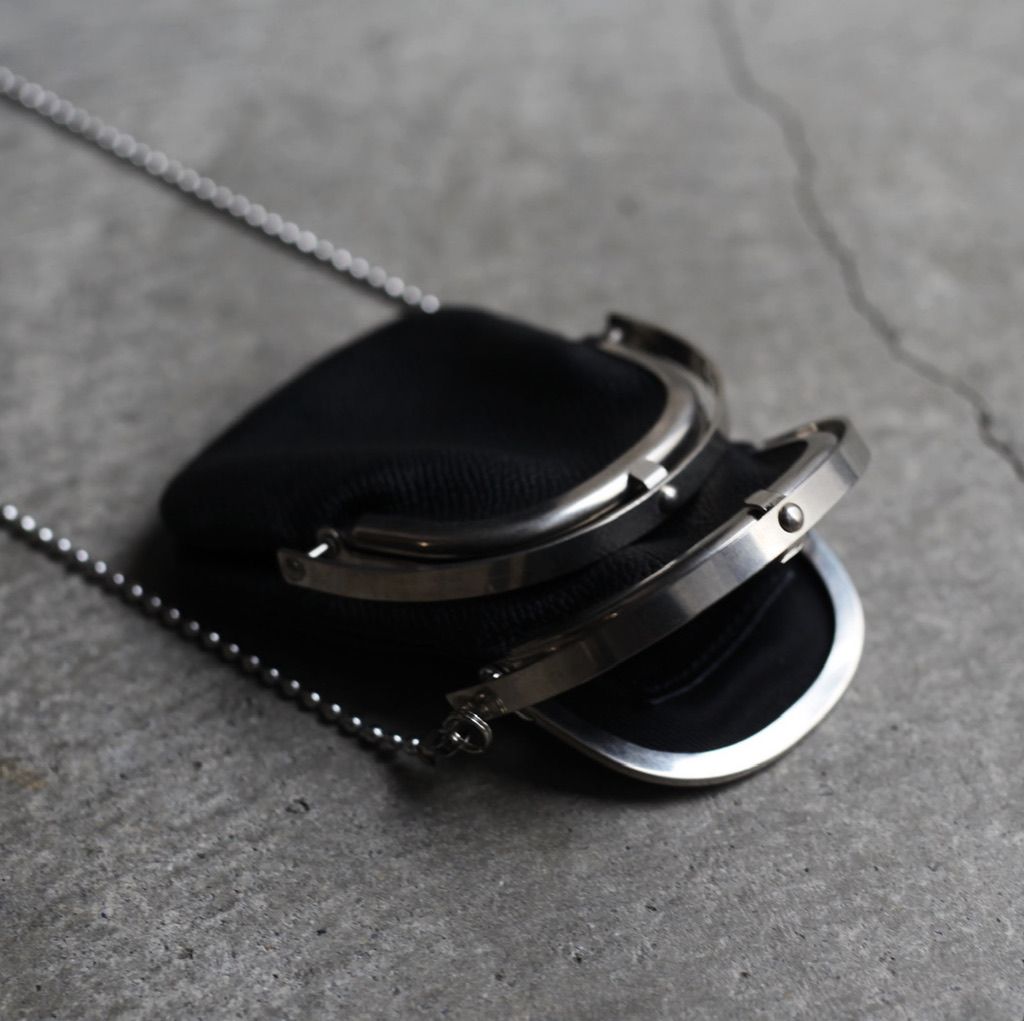 【残りわずか】Chain Double Frame Purse(ODD_COW EMBOSS)