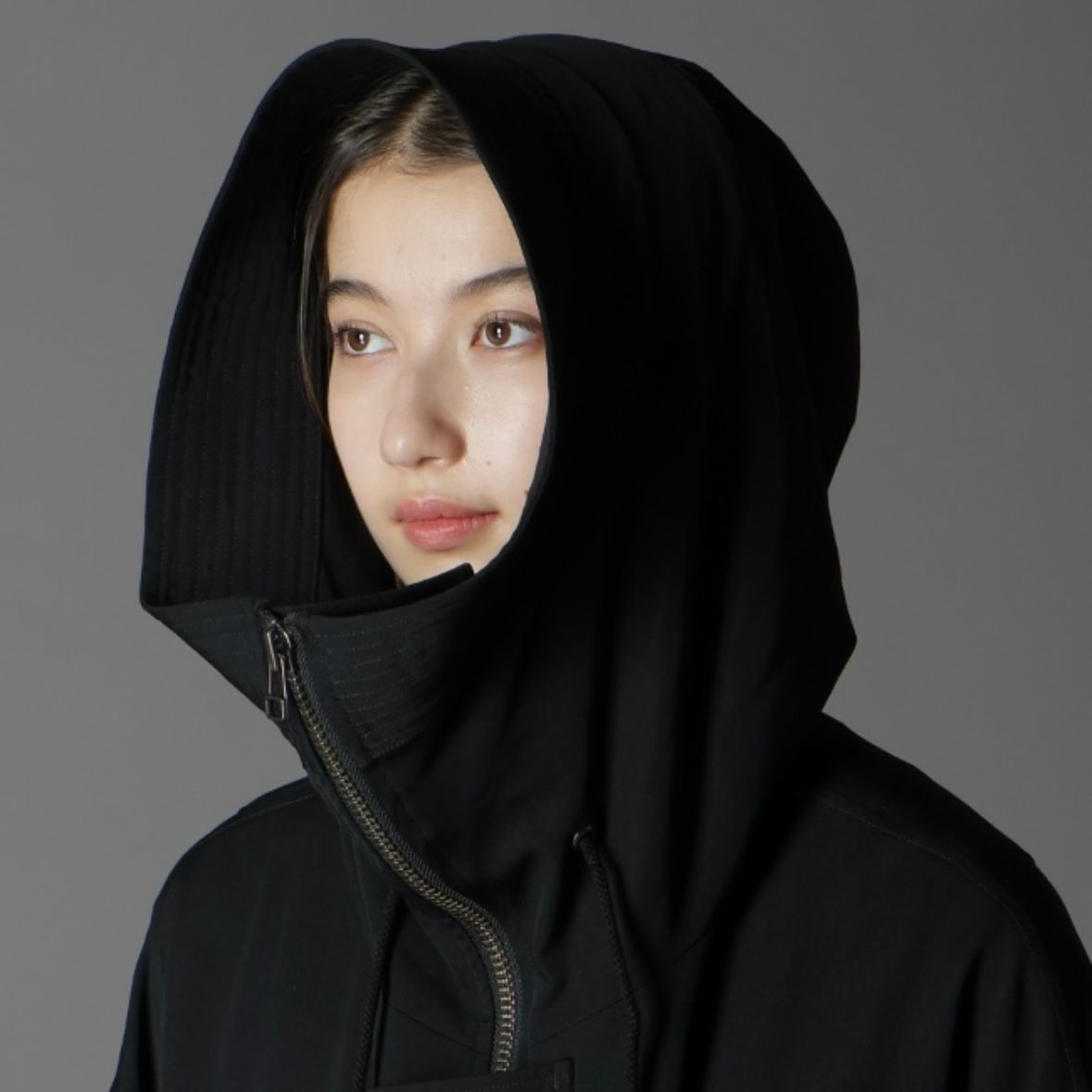 【残り一点】High Neck Hooded Mods Coat