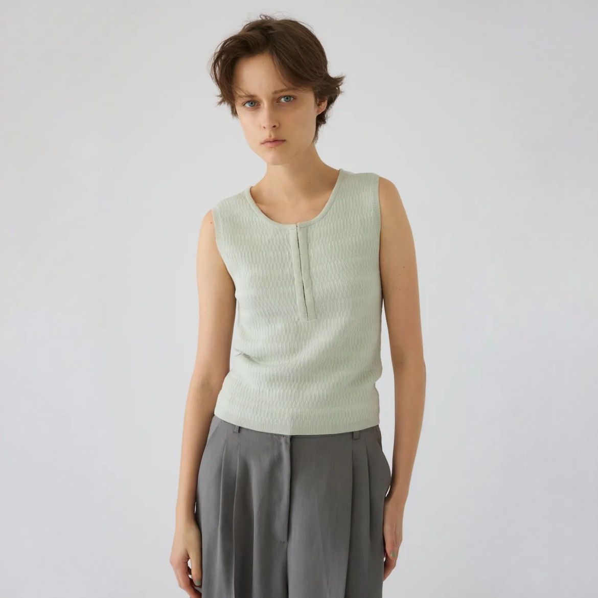 【残り一点】Round Neck Hook Tank