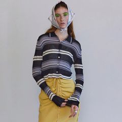 【残り一点】Multi Border Cardigan
