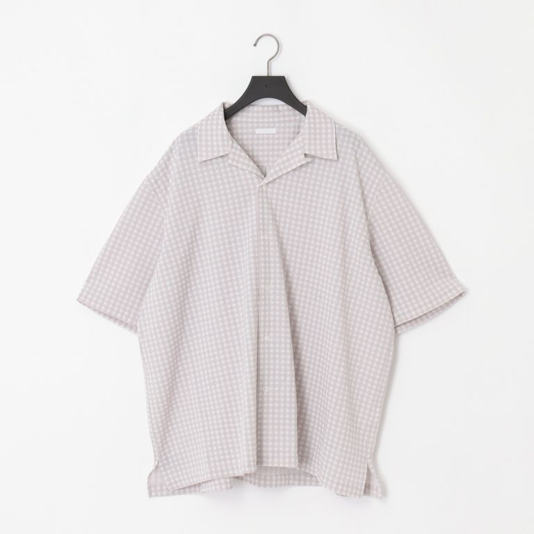 【残り一点】36G Wool Check Ether SS Shirt