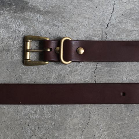【残りわずか】Standard Belt Wide(BROWN×GOLD)
