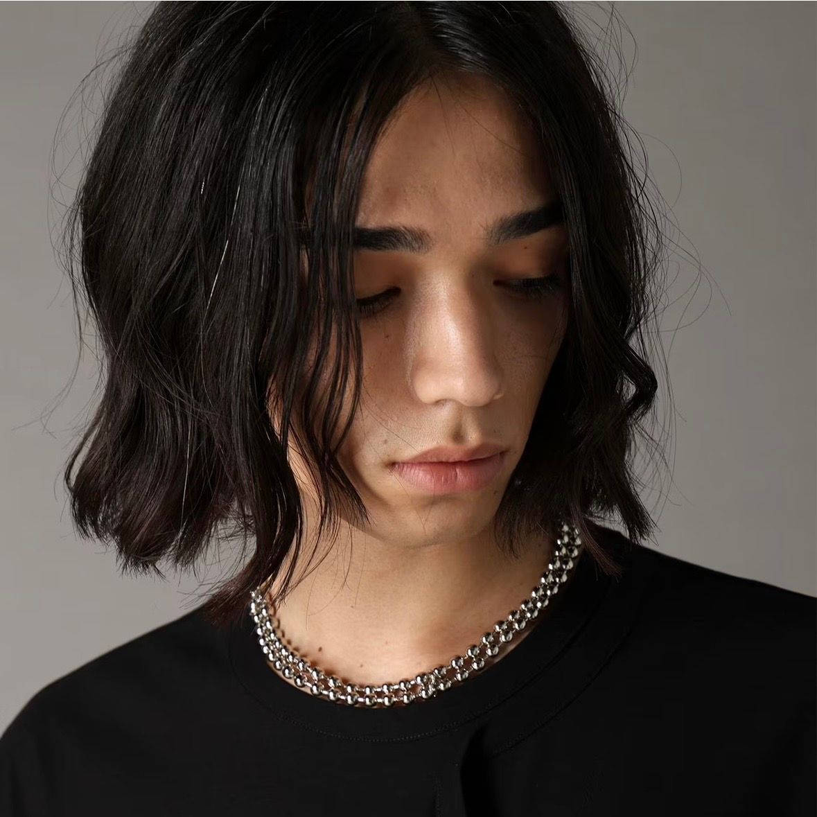 【残り一点】ボールチェーンネックレス(SILVER)