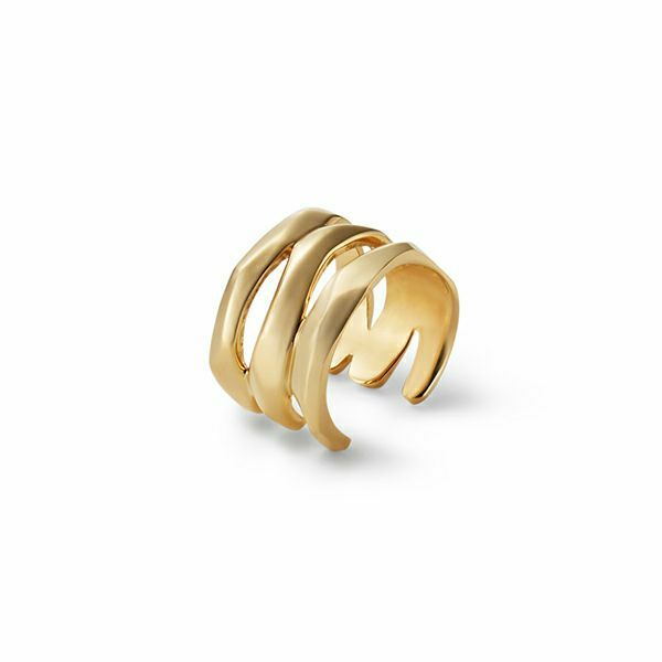 【残り一点】Crockery Ear Cuff(GOLD)
