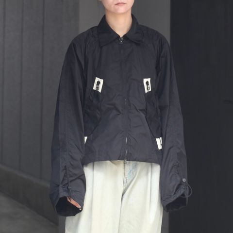 【残り一点】ナイロンタフタショートジップブルゾン