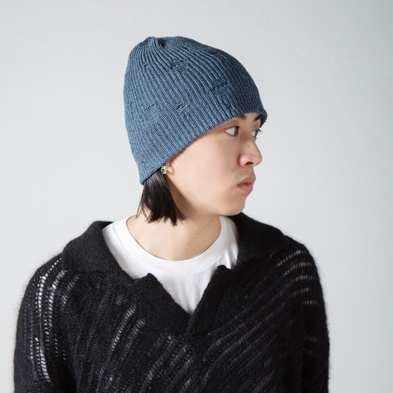 【残りわずか】Damage Summer Knit Beanie
