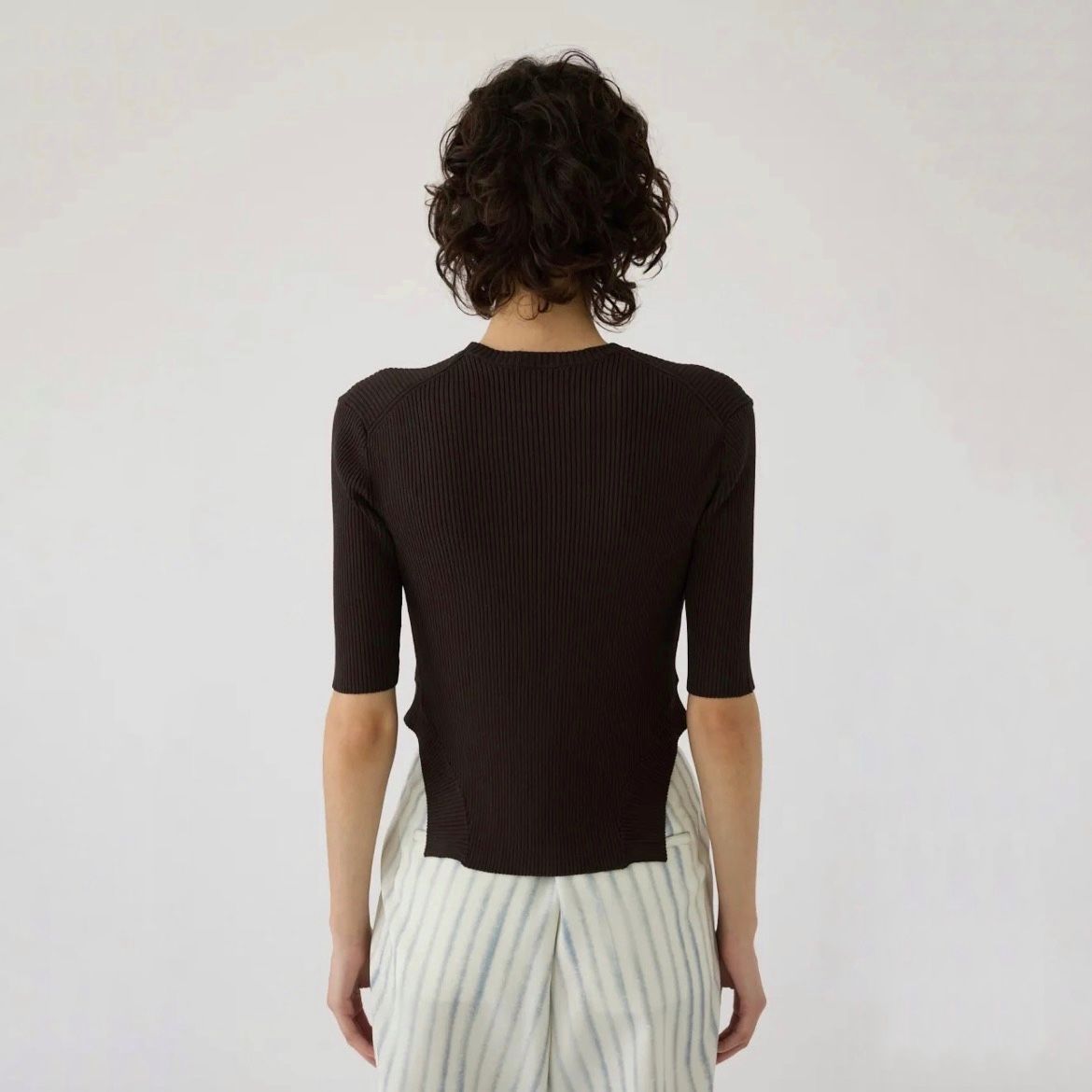 【残り一点】Round Hem Knit Tops