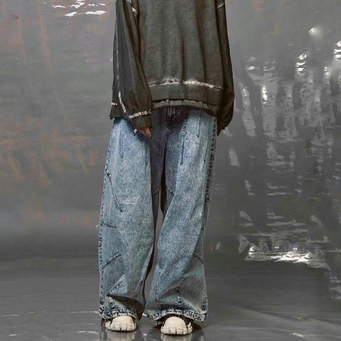 【残り一点】Prime-Wide Denim Balloon Pants