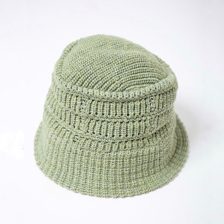 【残り一点】Mesh Line Knit Bucket Hat