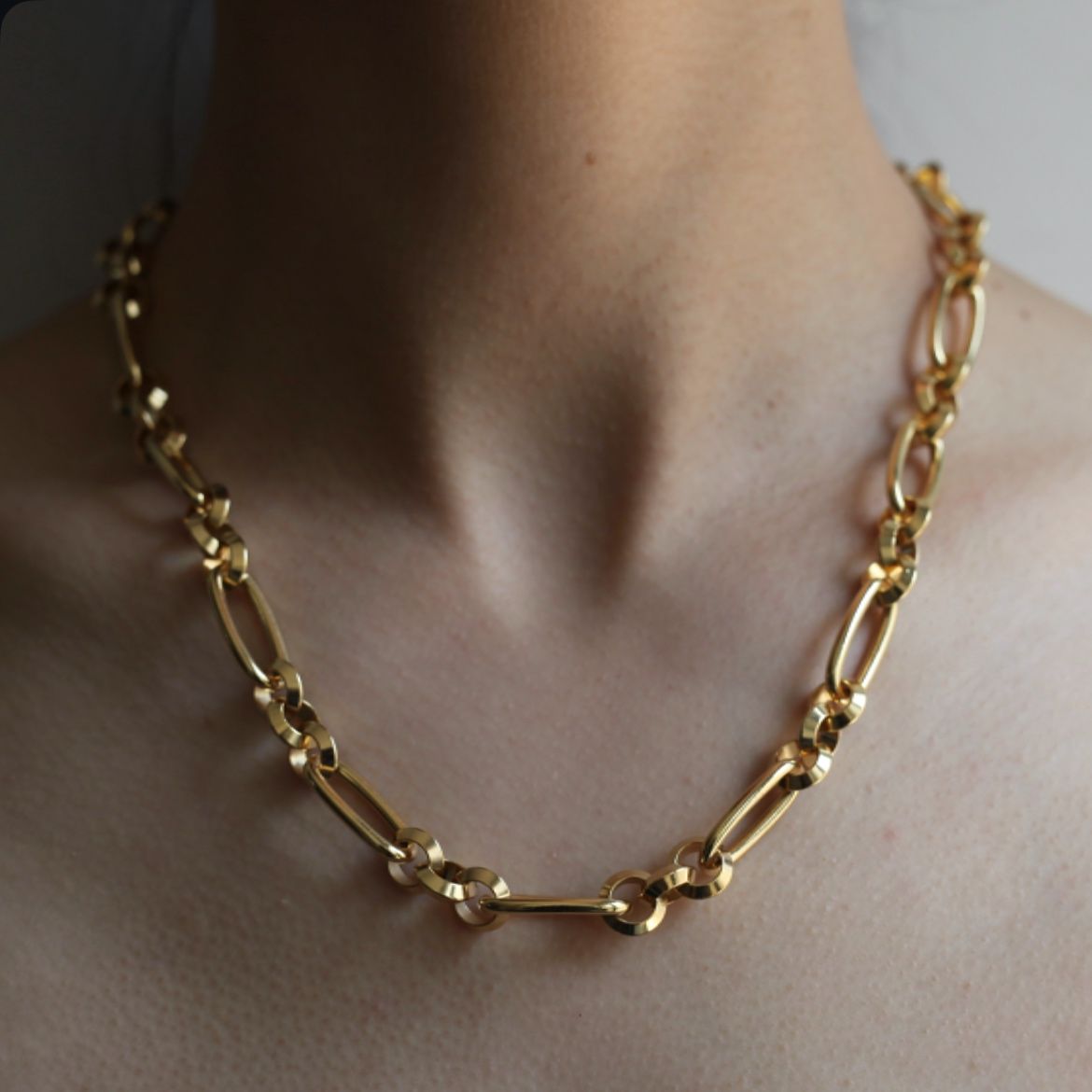 【残り一点】Figalo Chain Necklace(GOLD)
