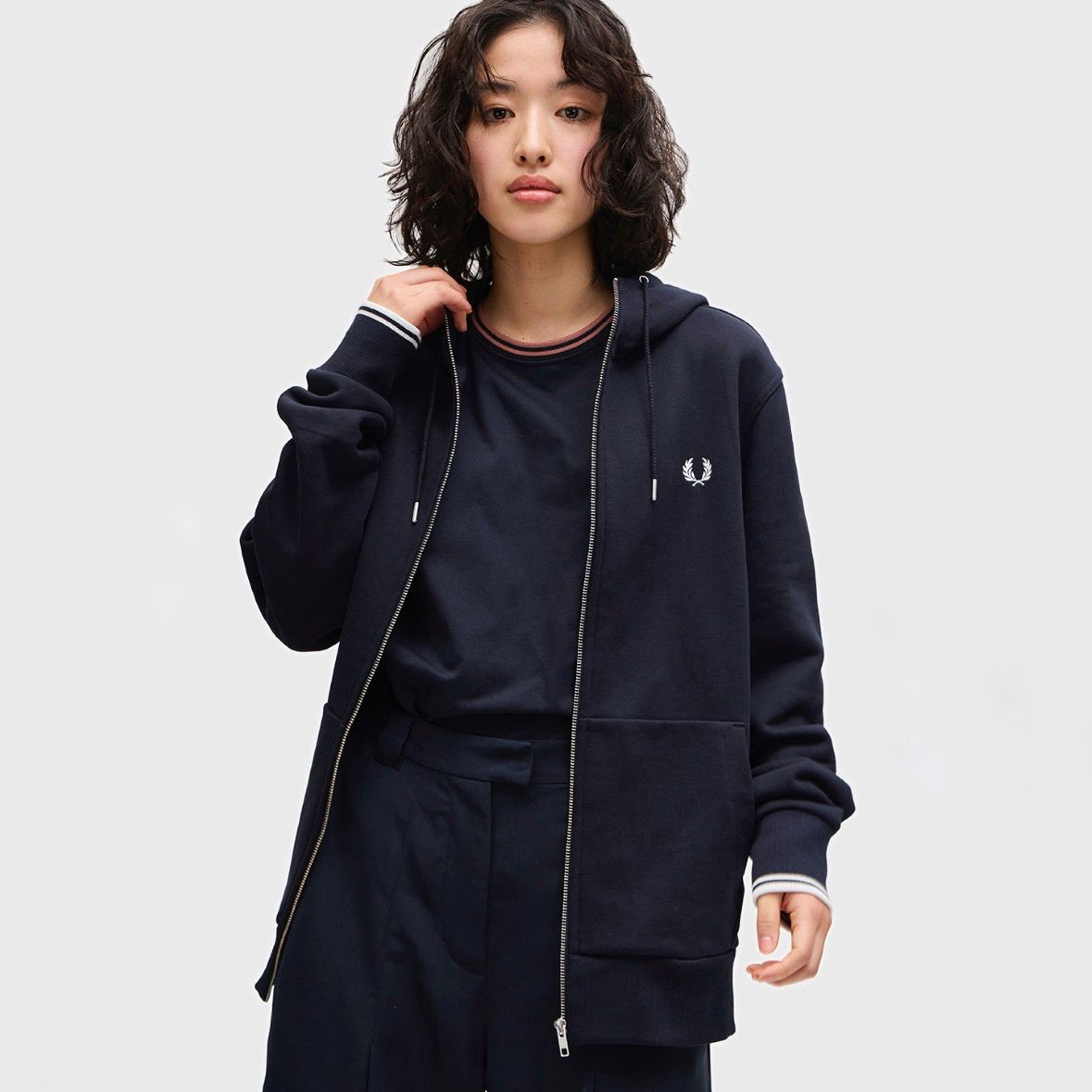 【残り一点】Hooded Zip Through Sweatshirt