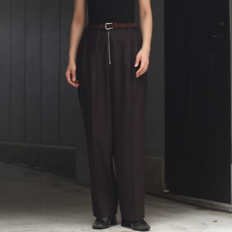 クリアランス売上 stein EX WIDE TAPERED BARE ZIP TROUSERS | www ...