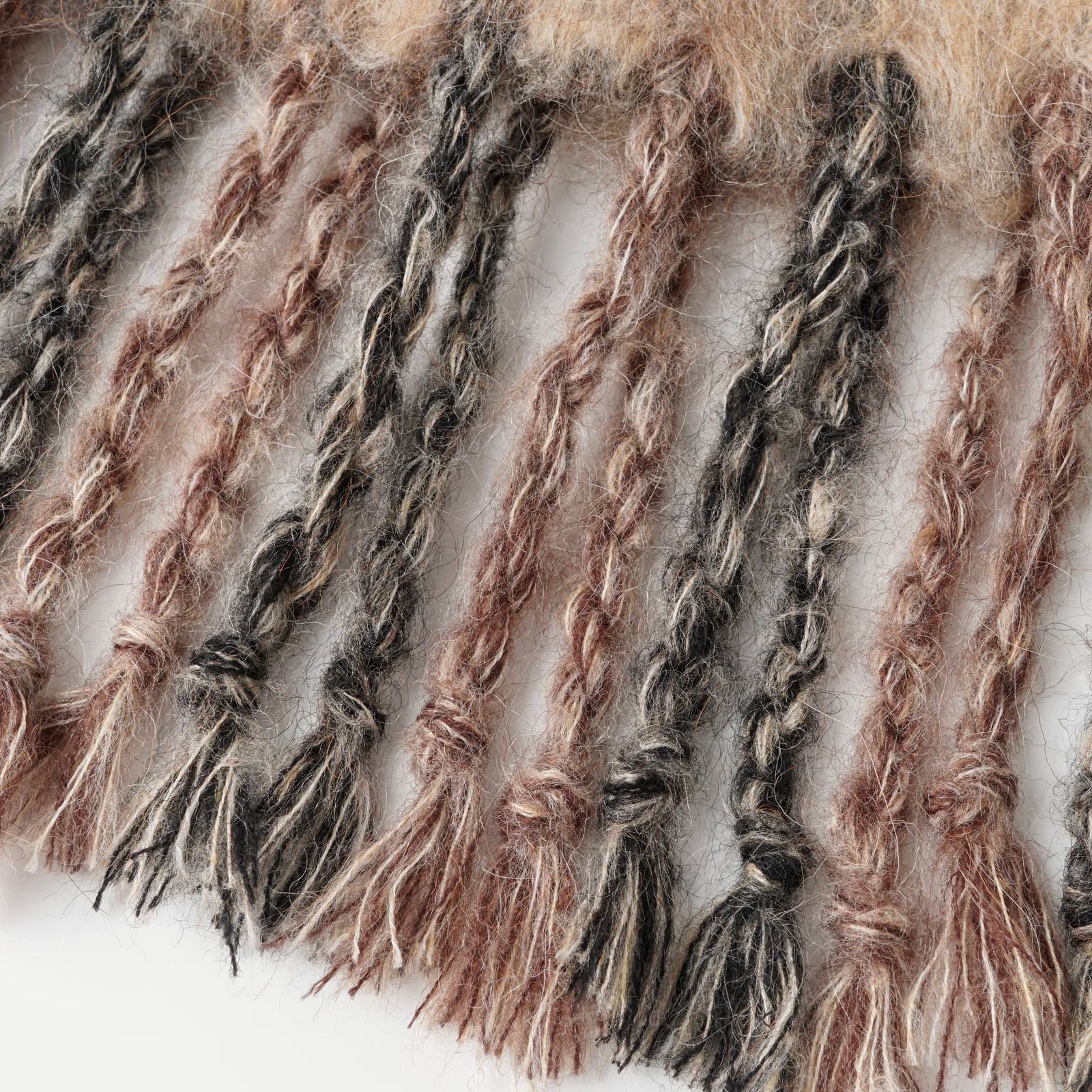 【残り一点】Gradient Jacquard Knit Scraf