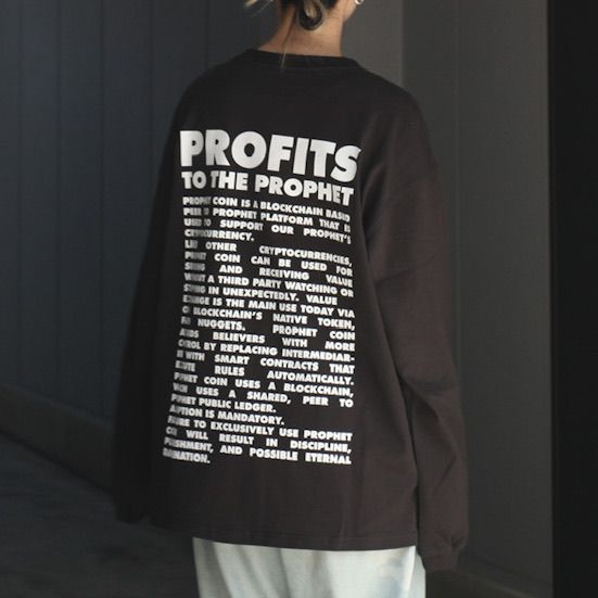 【残り一点】Prophet Coin L/S Tee