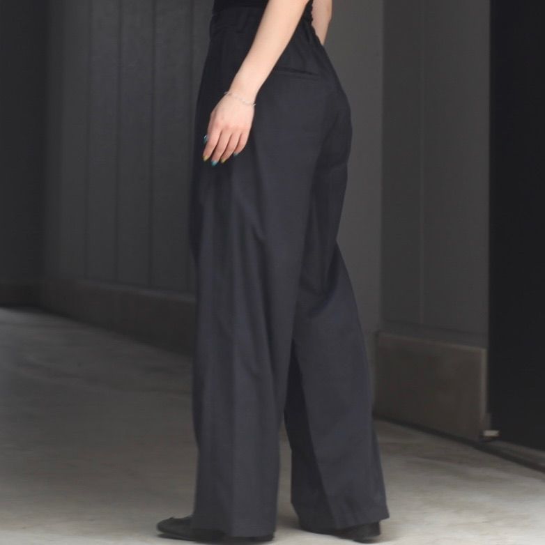 【残り一点】Silk/Nylon Wide Easy Trousers