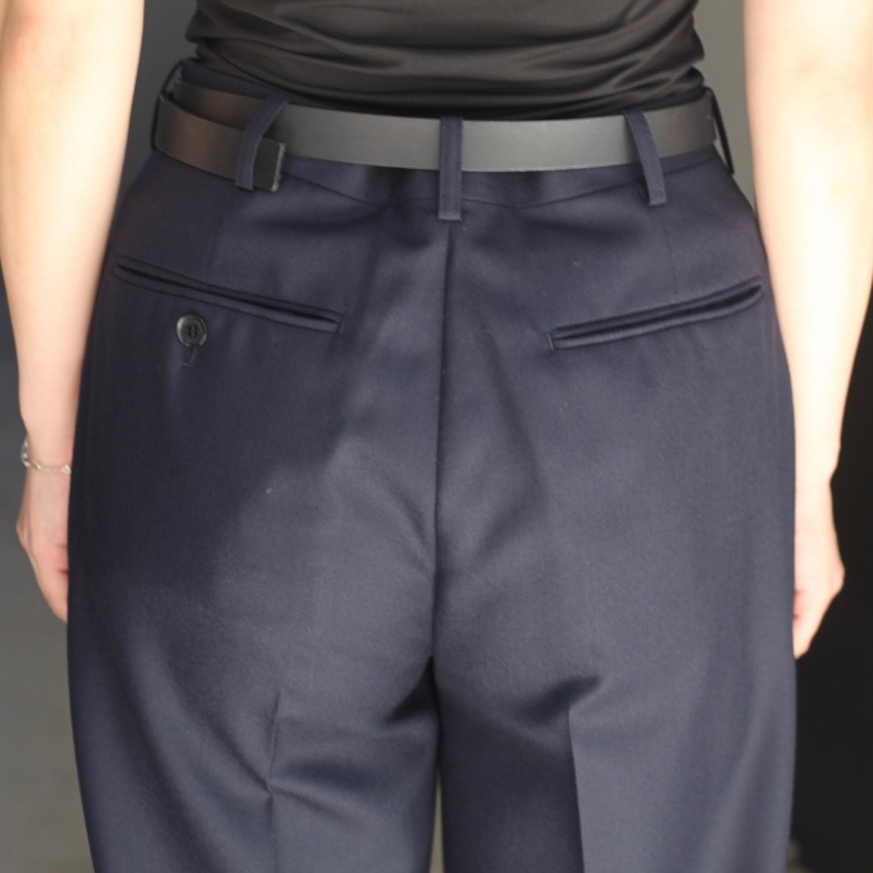 【残り一点】Wool Straight Trousers