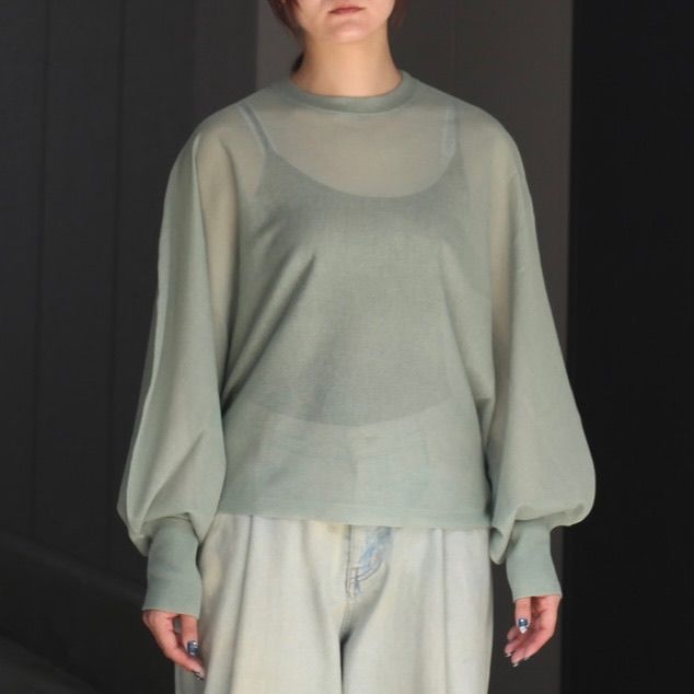 【残り一点】Sheer Dolman Knit Tops