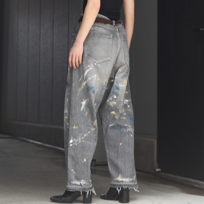 【残りわずか】TYPE001 Big Jean Trouser(Paint)