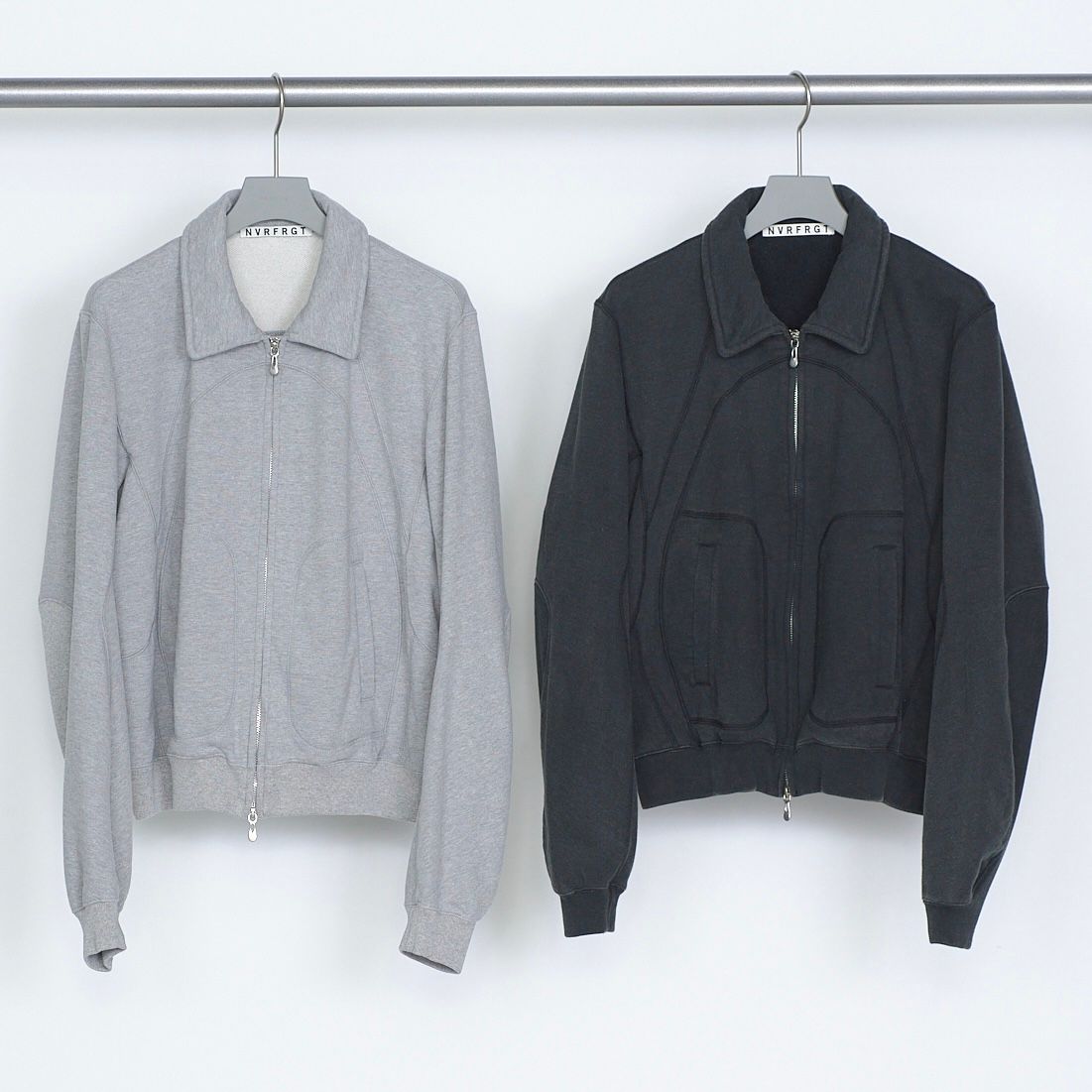 【残り一点】Paneled Zip Up Sweat Shirt